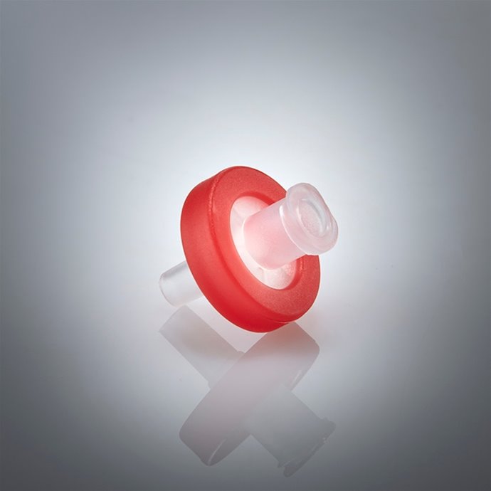 Syringe Filter, PVDF, 13mm*0.45µm, Red Hydrophobic