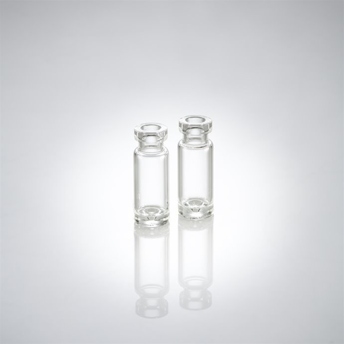 1.1ml Clear Crimp Top Maximum Recovery Vial without Label